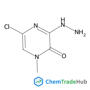 2(1H)-Pyrazinone, 5-chloro-3-hydrazinyl-1-methyl-