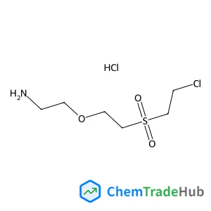 2-{2-[(2-Chloroethyl)sulfonyl]ethoxy}ethanamine hydrochloride (1:1)