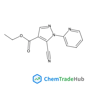 Ethyl 5-cyano-1-(2-pyridinyl)-1H-pyrazole-4-carboxylate