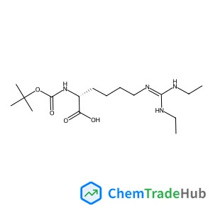 N~6~-[Bis(ethylamino)methylene]-N~2~-{[(2-methyl-2-propanyl)oxy]carbonyl}-D-lysine