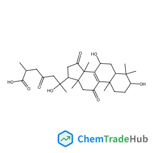 (2R,6S)-6-[(3S,5R,7S,10S,13R,14R,17R)-3,7-dihydroxy-4,4,10,13,14-pentamethyl-11,15-dioxo-2,3,5,6,7,12,16,17-octahydro-1H-cyclopenta[a]phenanthren-17-yl]-6-hydroxy-2-methyl-4-oxoheptanoic acid
