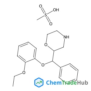 Morpholine, 2-[(R)-(2-ethoxyphenoxy)phenylmethyl]-, (2R)-rel-,methanesulfonate