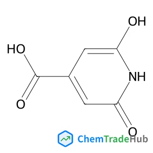 2,6-Dihydroxyisonicotinic acid Chemical_Structure_Of
