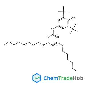 4-{[4,6-Bis(octylsulfanyl)-1,3,5-triazin-2-yl]amino}-2,6-bis(2-methyl-2-propanyl)phenol