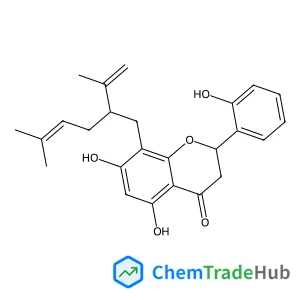 (2S)-5,7-Dihydroxy-2-(2-hydroxyphenyl)-8-[(2R)-2-isopropenyl-5-methyl-4-hexen-1-yl]-2,3-dihydro-4H-chromen-4-one