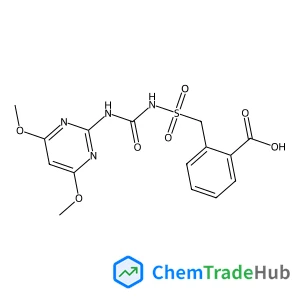 2-({[(4,6-Dimethoxy-2-pyrimidinyl)carbamoyl]sulfamoyl}methyl)benzoic acid