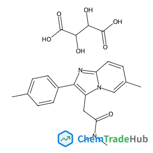N,N-Dimethyl-2-(6-methyl-2-(p-tolyl)imidazo[1,2-a]pyridin-3-yl)acetamide 2,3-dihydroxysuccinate