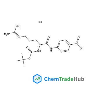 N~2~-{[(2-Methyl-2-propanyl)oxy]carbonyl}-N-(4-nitrophenyl)-L-argininamide hydrochloride (1:1)