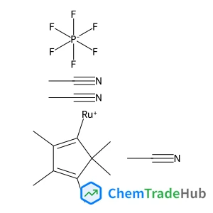 acetonitrile; 1,2,3,4,5-pentamethylcyclopenta-1,3-diene; ruthenium(+1) cation; hexafluorophosphate