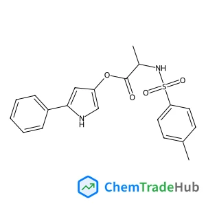 5-Phenyl-1H-pyrrol-3-yl N-[(4-methylphenyl)sulfonyl]alaninate
