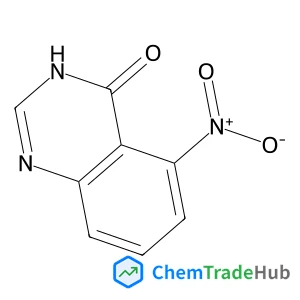 5-Nitro-4(1H)-quinazolinone structure 5-Nitro-4(1H)-quinazolinone structure